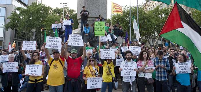 Primero de Mayo en Barcelona: contra la precariedad laboral